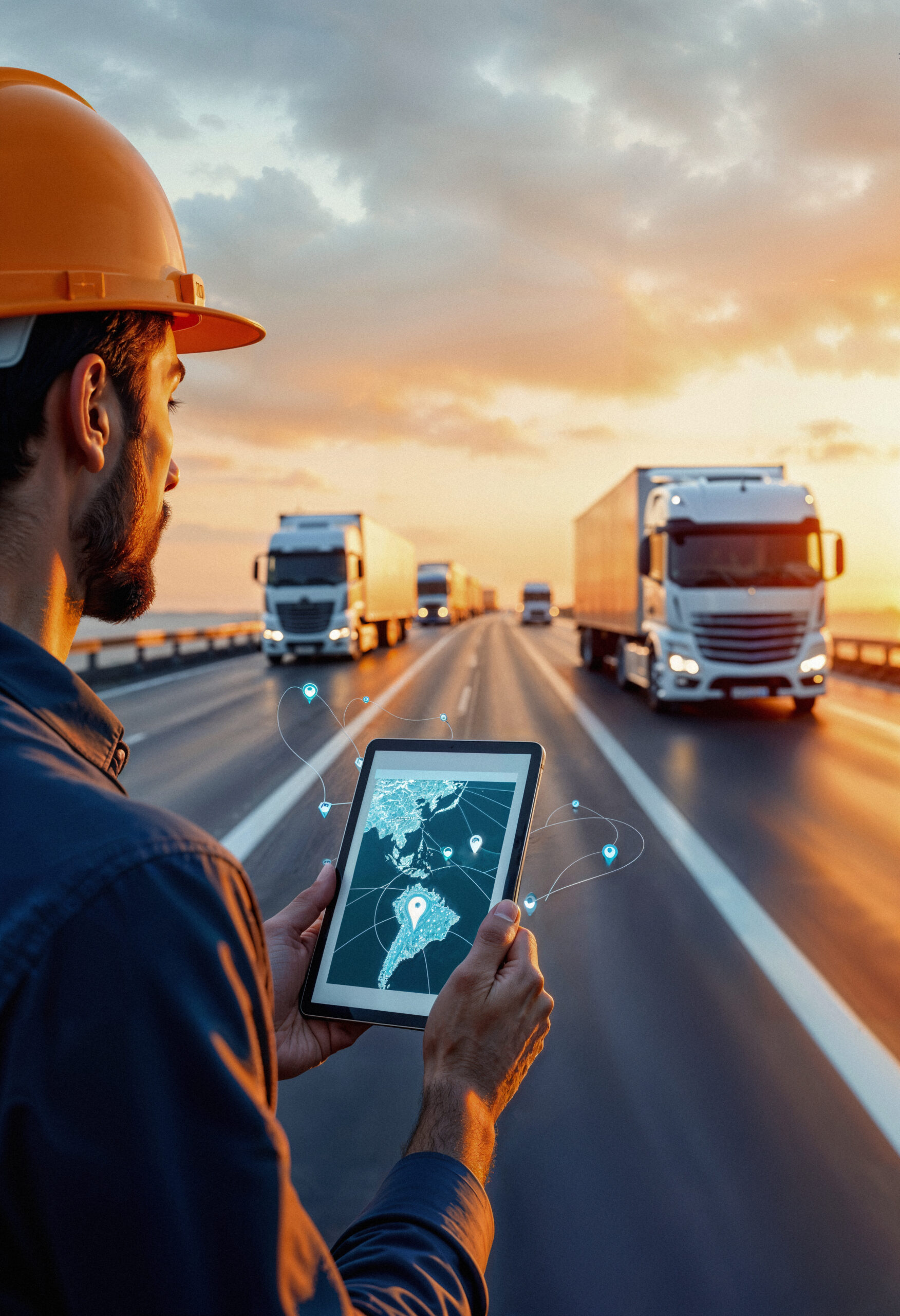 trucking logistics fleet management technology